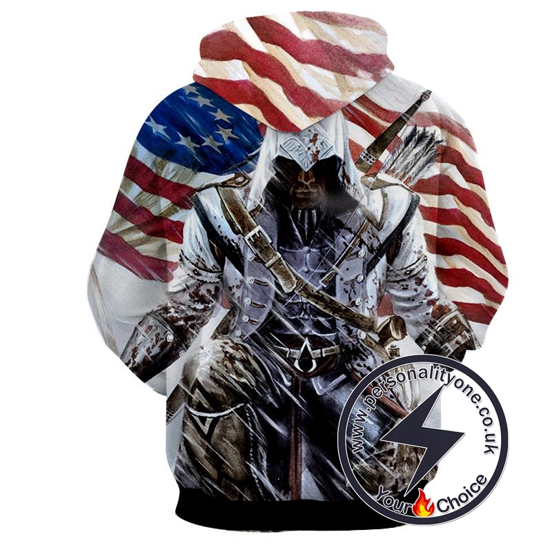 Assassins Creed 3D - Assassin's Creed Sweat Shirt - Assassin's Creed Hoodies